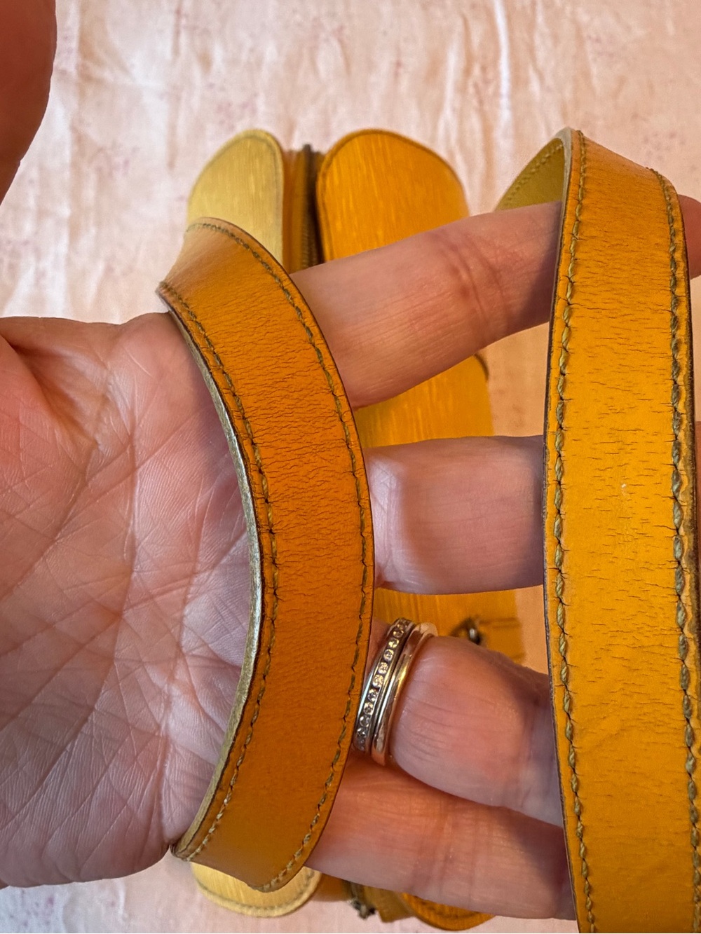 Louis Vuitton Tassil Yellow Epi Leather Soufflot Bag - Picture 12 of 15